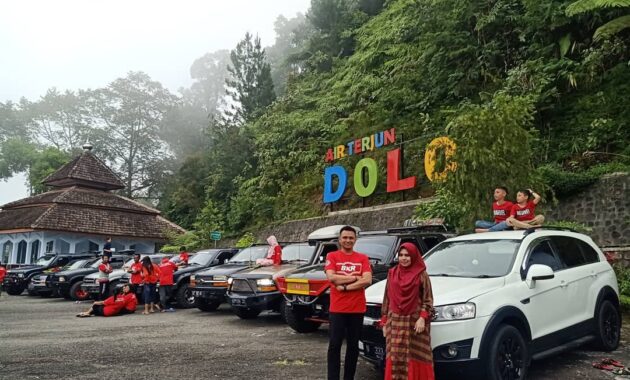 air terjun dolo, Lokasi Dimana , Melalui Dua Rute, Lebih Baik Lewat, Menyusuri Anak Tangga , Harga Tiket Masuk 