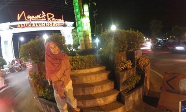 alun alun ngawi, central parknya jawa timur