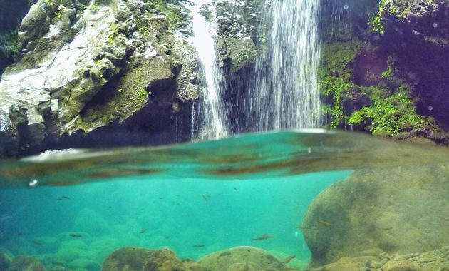 asyiknya bermain di curug lawang