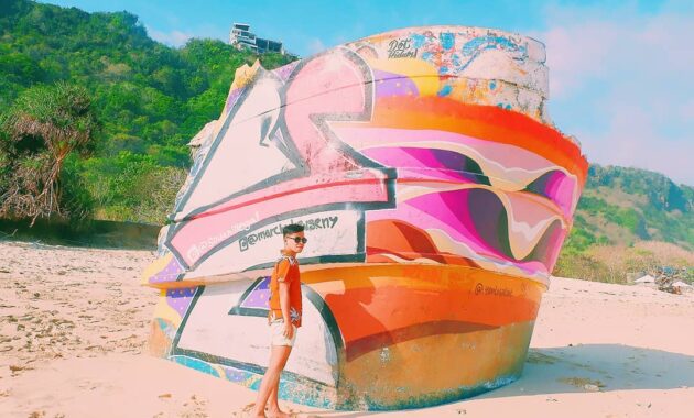 bagaimana akses jalan menuju lokasi wisata pantai nyang nyang bali, apakah boleh camping?