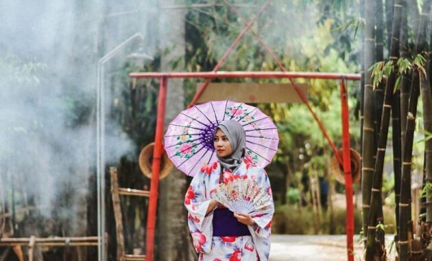 bak seperti di negeri sakura, intip pesona kalinampu natural park bantul, Harga Tiket Masuk, Jalan Menuju Lokasi, Fasilitas, Spot Foto Instagramable, Pesona Kalinampu Natural Park