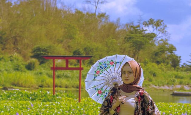 bak seperti di negeri sakura, intip pesona kalinampu natural park bantul, Harga Tiket Masuk, Jalan Menuju Lokasi, Fasilitas, Spot Foto Instagramable, Pesona Kalinampu Natural Park