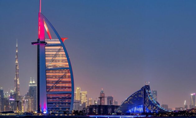 beberapa potret tranformasi wilayah dubai, sebelum dan setelah menjadi kota metropolis