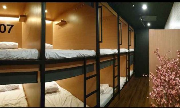 daftar hotel kapsul di bandung ini cocok para backpackers, harga mulai dari rp85.000 per malam