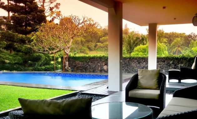 daftar rekomendasi sewa villa di rancamaya yang luas harga mulai dari rp.2.500.000, 1. Mom’s Villa, 2. Cozy Rancamaya, 3. Villa Amadin, 4. R Hotel &amp; Villa