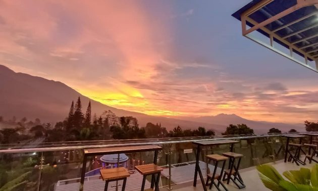 de pointe resort puncak, penginapan dengan pemandangan cantik untuk menambah koleksi foto