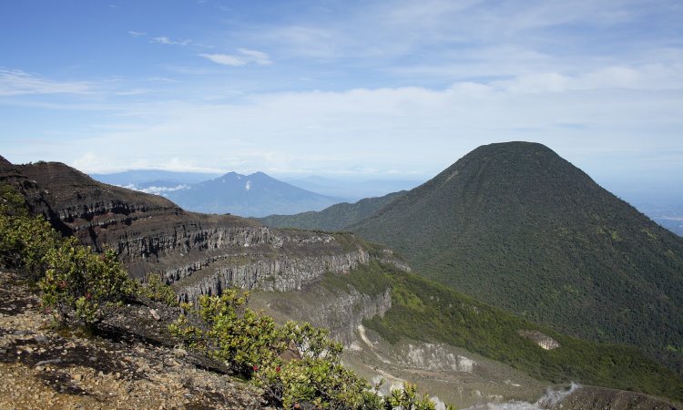 gunung gede pangrango, spot terbaik menikmati panorama alam di bogor