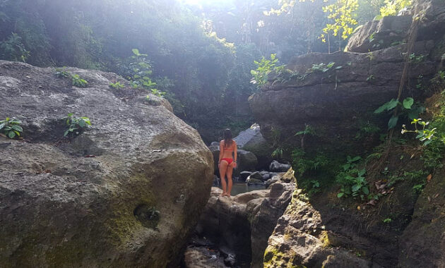 hidden canyon beji guwang gianyar, tempat wisata alam terbaru yang tersembunyi di bali