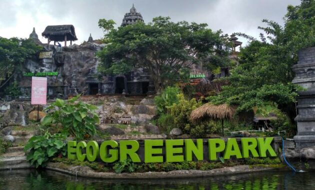 indahnya wisata eco green park batu