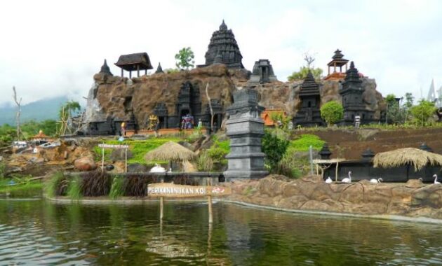 indahnya wisata eco green park batu