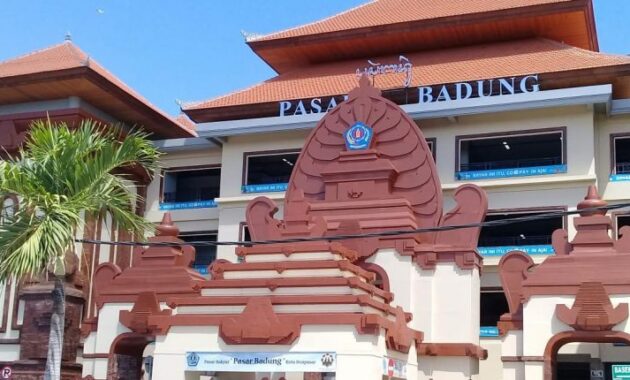 Ini Dia Wajah Baru Pasar Badung Pasca Kebakaran Beberapa Waktu Lalu