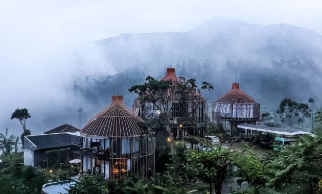 Ini Lho Tampilan Unik Dari Bubu Jungle, Resort Unik dan Mewah di Bandung