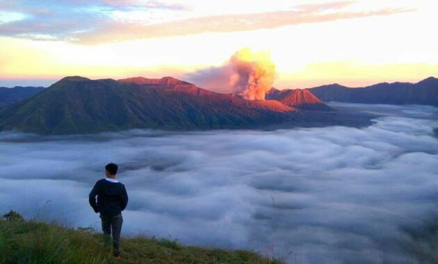 keindahan gunung bromo