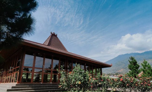 lagi hits di bogor, lenirra villa yang estetik dengan pemandangan gunung salak dan sawah asri!