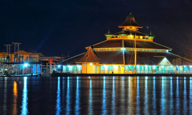 Letak Masjid Jami Pontianak Kalimantan Barat