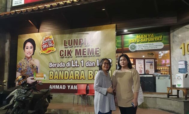 lumpia cik me me, pelopor lumpia halal mui pertama di semarang