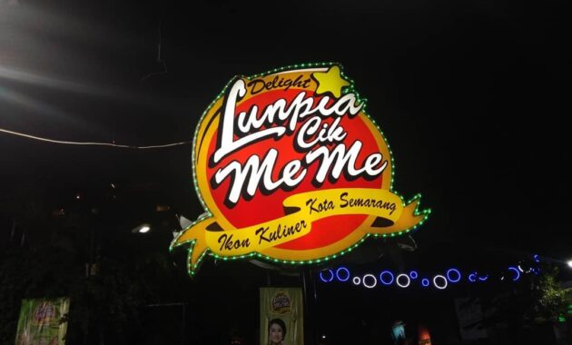 lumpia cik me me, pelopor lumpia halal mui pertama di semarang