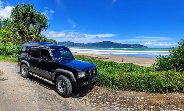 potret indahnya pantai sukamade (meru betiri national park) dan berapa harga tiket masuknya?