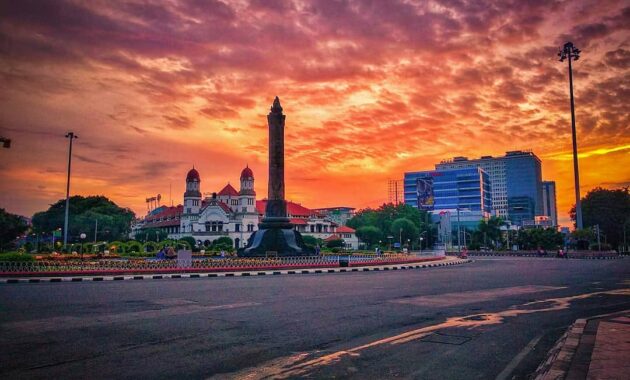 potret pemandangan kota semarang tempo dulu hingga masa kini dari siang hari hingga malam hari