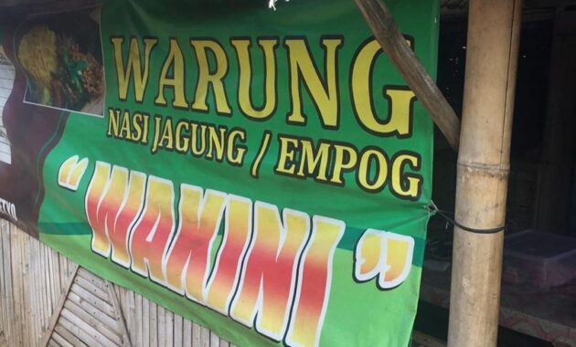 Satu Lagi Kuliner Batu yang Bikin Nagih, Warung Nasi Jagung Wakini