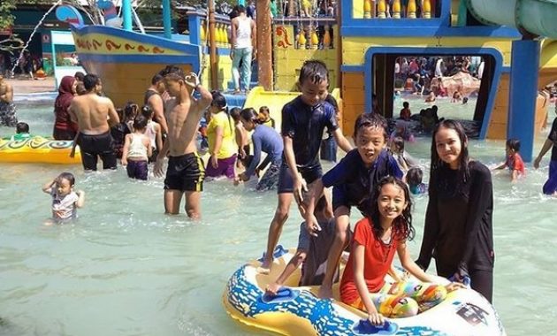 serunya menghabiskan liburan di gerbang mas bahari waterpark tegal