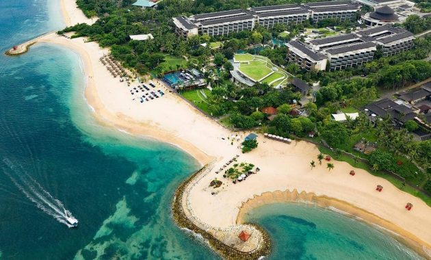 sofitel nusa dua bali, resort mewah bergaya perancis di tepi pantai lengkap dengan taman tropis