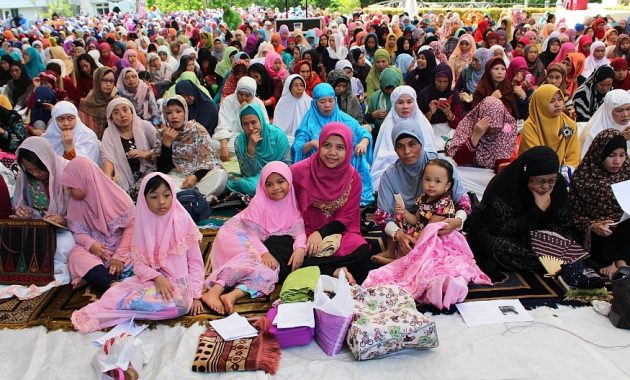suasana lebaran di malaysia, tidak ada takbir keliling?