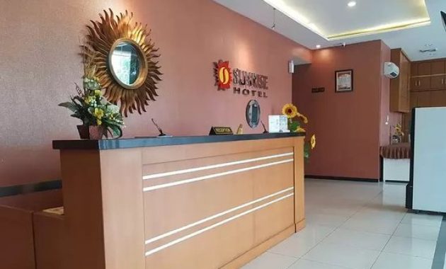 sunrise hotel semarang, penginapan murah depan kampus usm dengan tarif mulai dari 180 ribuan