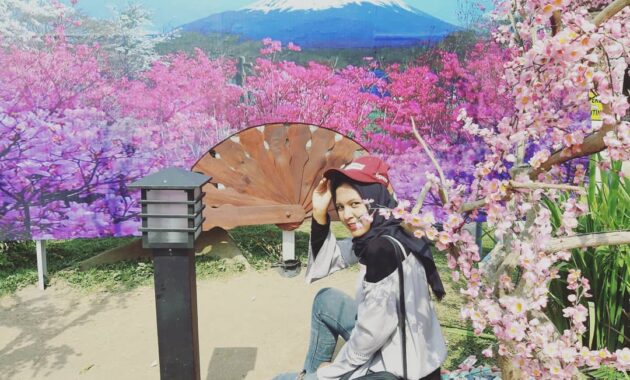taman sakura blitar, objek wisata anyar yang menghipnotis milenials, Harga Tiket Masuk, Jalan Menuju Lokasi, Fasilitas, Spot Foto Instagenic, Pesona Taman Sakura