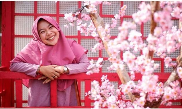 taman sakura blitar, objek wisata anyar yang menghipnotis milenials, Harga Tiket Masuk, Jalan Menuju Lokasi, Fasilitas, Spot Foto Instagenic, Pesona Taman Sakura