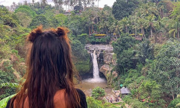 tegenungan waterfall, air terjun di gianyar bali