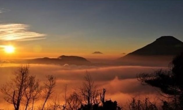 telaga cebong dieng wonosobo, keindahan menakjubkan dibalik bukit sikunir