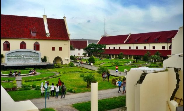 top 10+ gambar benteng fort rotterdam makassar, harga tiket masuk, lokasi alamat, jam buka tutup + nomer telpon