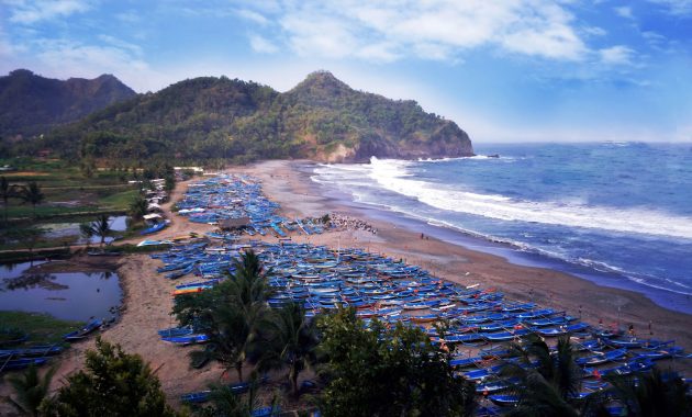 top 10+ gambar pantai pasir kebumen, lokasi alamat, villa di sekitar + jalur menuju wisata