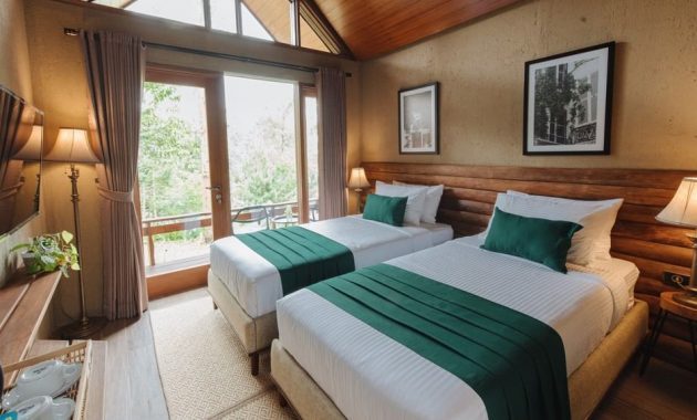 top 10+ potret kampuh becik bandung, villa tengah hutan di kaki gunung puntang dengan suasana asri