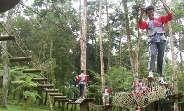 top 10+ rekomendasi lokasi serta paket outbond tawangmangu dan sekitarnya yang bisa kamu pilih