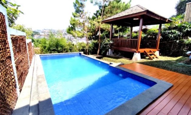 top 10+ rekomendasi villa dengan private pool di bandung, bisa sewa untuk honeymoon mulai rp3.200.000