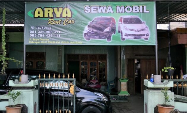 top 10+ rental mobil sukoharjo tanpa sopir, harga murah 300k