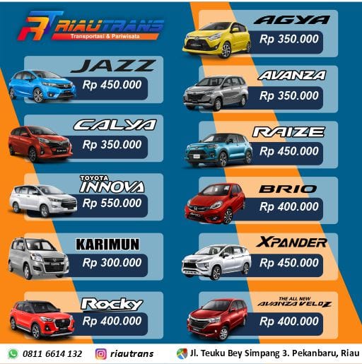 Top 16+ Rental Mobil Pekanbaru Lepas Kunci Harga Murah 350K