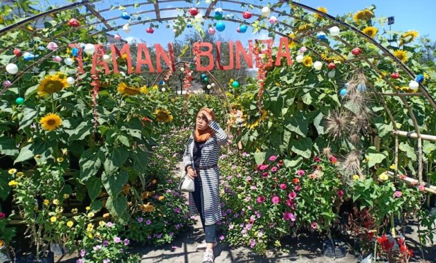 warnai feeds instagrammu dengan berpose ditengah hamparan taman bunga asri bantul, Harga Tiket Masuk, Jalan Menuju Lokasi, Fasilitas, Spot Foto Instagramable, Pesona Taman Bunga Asri