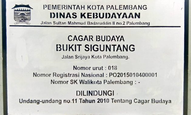 wisata bukit siguntang