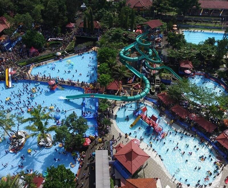 jawa tengah, owabong waterpark, purbalingga, review, lokasi dan tiket masuk owabong waterpark