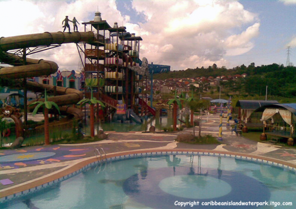balikpapan, caribbean island waterpark, kalimantan timur, review wisata caribbean island waterpark balikpapan