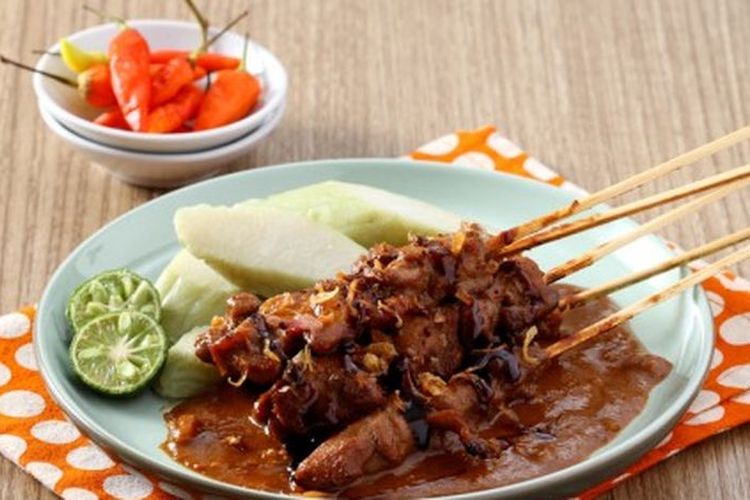 Ilustrasi sate ayam madura., 1. Bambu Oju Seafood &amp; Resto, 2. Istana Nelayan Resto &amp; Cafe, 3. Taman Santap Rumah Kayu, 4. Gubug Makan Mang Engking, 5. Rumah Makan Pondok Lauk, 6. Lembur Kuring