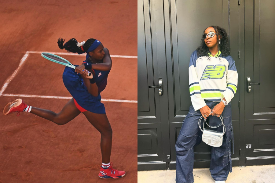 gaya stylish atlet dunia di dalam lapangan vs luar lapangan, 1. Tim pebasket dari Azerbaijan, Tiffany Hayes dikenal punya gaya yang modis di luar lapangan. Gayanya saat bertanding pakai jersey biru terlihat keren, sama seperti ketika di luar lapangan yang kerap bergaya edgy, salah satunya pakai outfit serba hitam dengan leather jacket, celana denim potongan lebar, topi baret dan sunglasses., 2. Gaya kece Imani Lara Lansiquot, atlet lari dari Britania Raya saat bertanding pakai running gear lavender dan sepatu lari Nike warna pink bikin penampilannya makin menonjol. Gayanya di luar lapangan juga nggak kalah memukau saat hadiri salah satu acara. Tampil elegan pakai dress putih aksen pleats dan perhiasan berlian., 3. Petenis asal Amerika, Coco Gauff tampil keren saat bertanding pakai tennis apparel warna navy dan merah, sesuai dengan warna bendera negara yang diwakilinya. Gayanya di luar lapangan juga nggak kalah keren dengan kaos jersey New Balance, celana denim cargo, Diesel metallic bag dan sunglasses super kece!, 4. Shai Gilgeous-Alexander, pebasket asal Kanada punya gaya yang modis di dalam lapangan atau luar lapangan. Sering bereksperimen dengan berbagai street style, Shai tampil kece dengan kemeja leather pink yang dipadukan jeans warna terang, bucket hat dan tas LV berwarna senada., 5. Petenis Naomi Osaka kerap bergaya stylish, baik di dalam atau luar lapangan. Belakangan ini viral, Ia tampil cute dengan outfit yang spesial saat bertanding di US Open 2024. Gayanya curi perhatian dengan pakaian tenis warna hijau-putih dengan elemen coquette dan ruffles, dipadukan jaket crop dengan aksen pita besar di belakangnya. Very cutesy!
