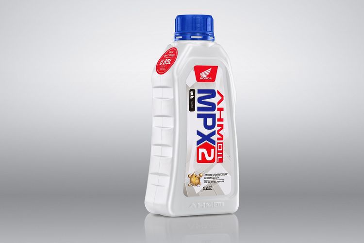 Oli motor matik AHM Oil MPX2 kapasitas 0,65 liter     