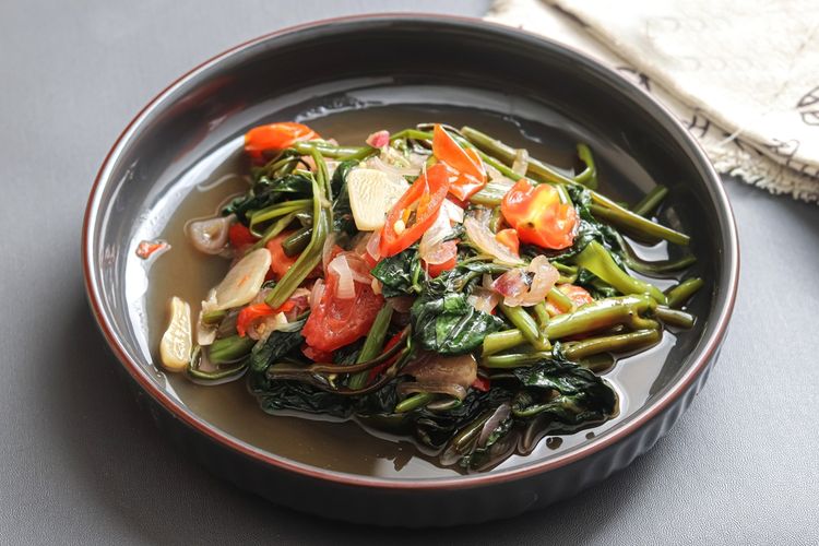 Resep Tumis Kangkung, Pakai Bumbu Taoco