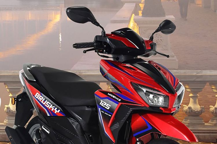 Skutik Kawasaki Brusky 125, Mirip Honda Vario 125