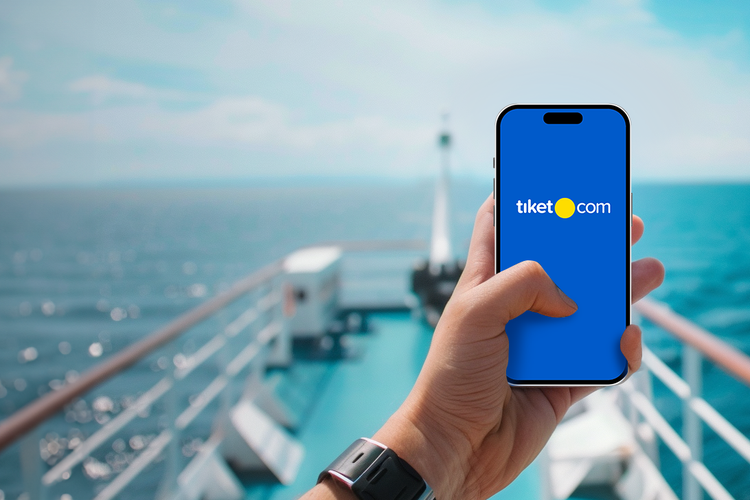Pelaku perjalanan bisa memesan tiket kapal ferry di Tiket.com.